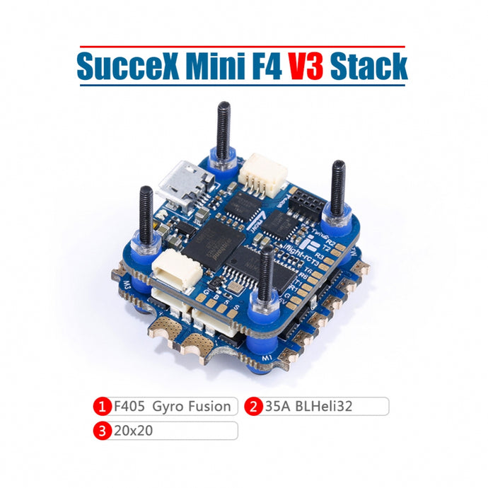 Iflgiht SucceX Mini F4 V3 35A 2-6S TwinG Flight controller Stack (ICM20689)