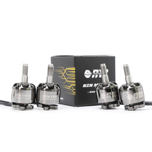 FLYWOO NIN MOTOR NT1408 1408 2-6S FPV NEW MOTOR( Titanium )