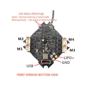 Happymodel Crazybee F4 Pro V3.0 2-4S AIO Flight Controller - Frsky