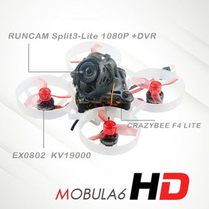 Happymodel Mobula6 HD FRSKY  65mm 1s whoop with F4 crazybee flight controller