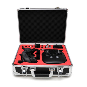 Portable Aluminum Case for DJI FPV System Portable Safety Box Hard Shell